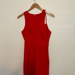 Red Sleeveless Dress